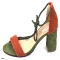 Sandale femme multicolor Leto